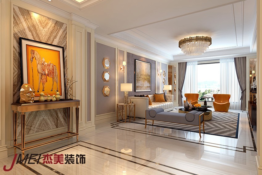 180平歐式裝修效果圖[大連-中山區-南山首府]