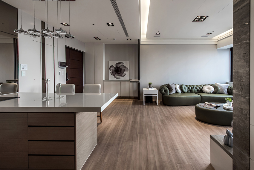 120平現代風格裝修效果圖[大連-中山區(qū)-秀月麒林]