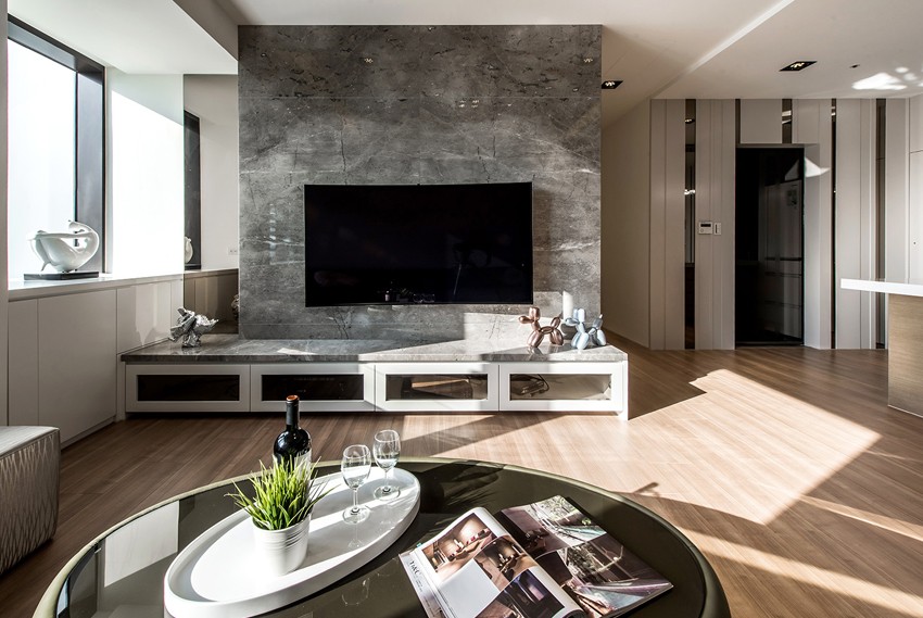 120平現代風格裝修效果圖[大連-中山區(qū)-秀月麒林]