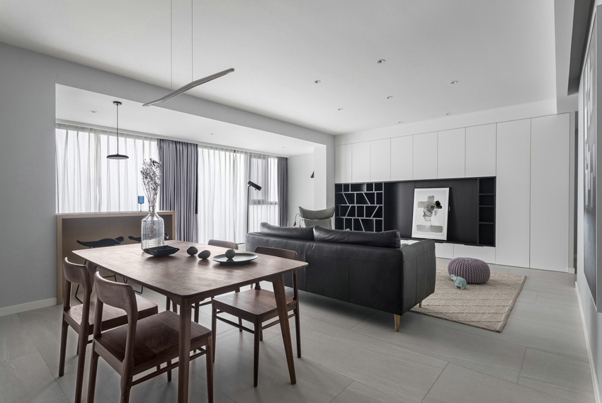 186平軟裝現代極簡風格裝修效果圖 186平軟裝現代極簡風格裝修效果圖